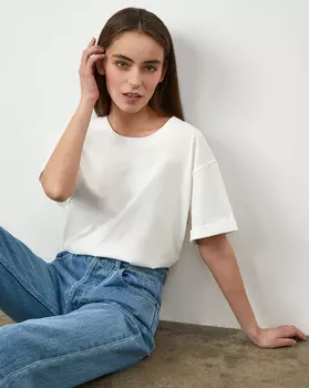 Футболка мужского кроя (Молочный)