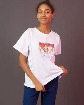 Футболка мужского кроя с принтом One size