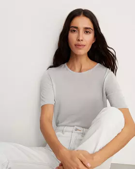 Футболка с шелком