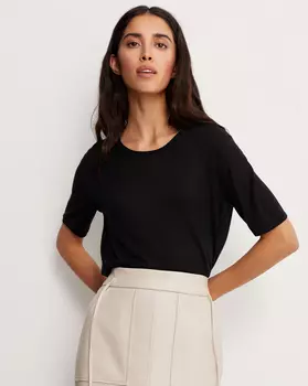 Футболка с шелком