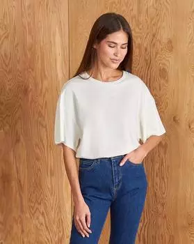 Футболка с широкими рукавами L