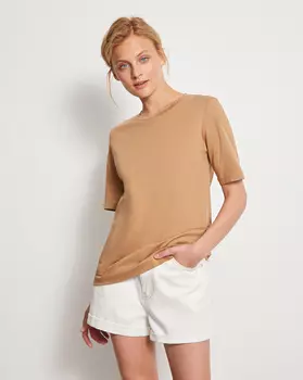 Футболка с удлиненным рукавом