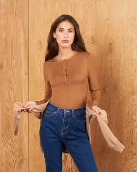 Футболка с застёжкой поло