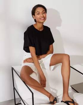 Футболка укороченная