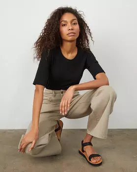 Футболка в рубчик