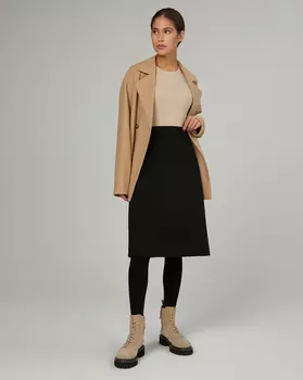 Юбка А-Силуэта (Черный)