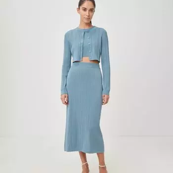 Юбка из ажурного трикотажа 12 STOREEZ