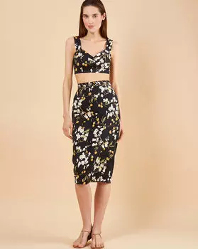 Юбка-карандаш на пуговицах M