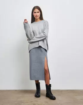 Юбка-карандаш с разрезом XS