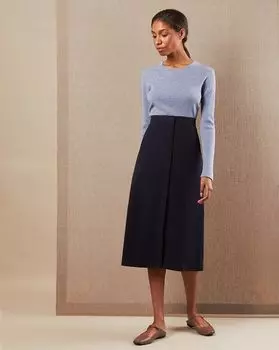 Юбка миди на молнии XXS