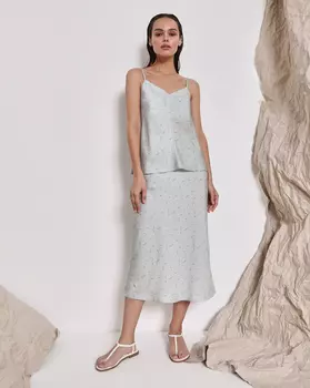 Юбка миди на резинке