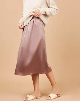 Юбка миди на резинке L