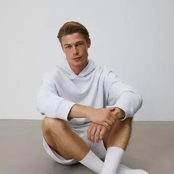 Худи свободного силуэта меланж 12 STOREEZ