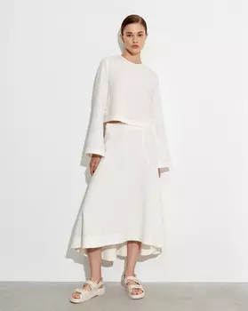 Юбка миди с рельефами