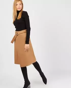 Юбка миди с запахом XS