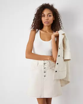 Юбка мини из денима S