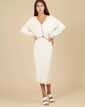 Юбка прямая в клетку L