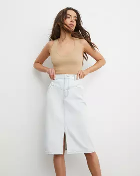 Юбка с фигурной кокеткой