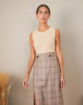 Юбка с разрезом