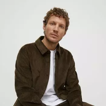 Рубашка из вельвета