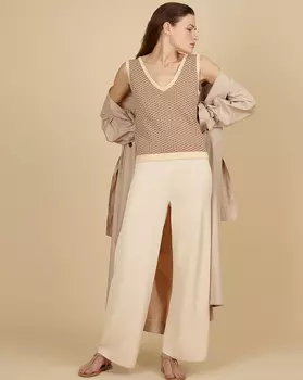 Костюм: брюки-кюлоты и топ S