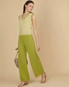 Костюм: брюки-кюлоты и топ XS