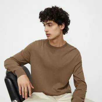 Джемпер из шелка и хлопка 12 STOREEZ