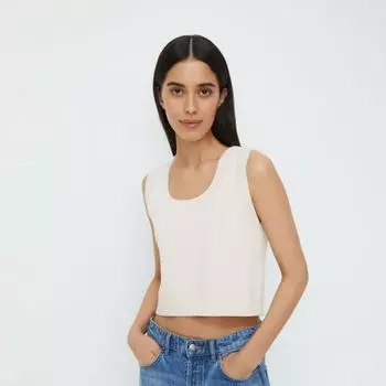 Топ из плотного трикотажа