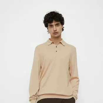 Джемпер-поло из шелка и хлопка 12 STOREEZ