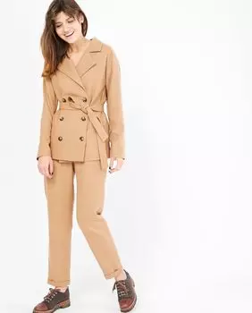 Костюм: жакет двубортный и брюки L