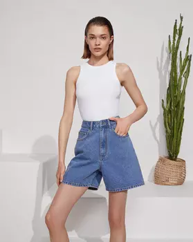 Майка в рубчик