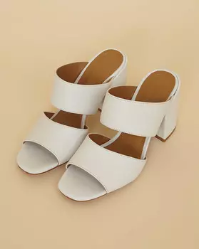 Мюли на устойчивом каблуке 41