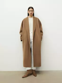 Пальто-халат из шерсти и кашемира 12 STOREEZ