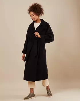 Пальто на поясе One size