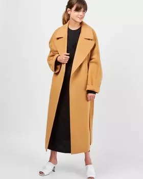 Пальто на поясе One size