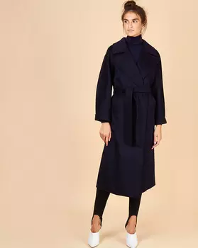 Пальто на поясе One size