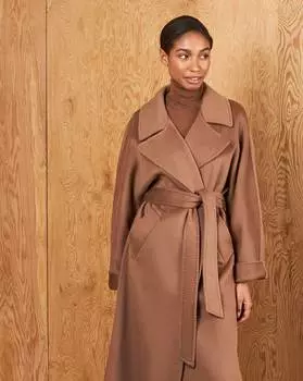 Пальто на поясе One size