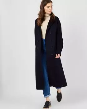 Пальто объемное со складкой One size