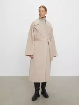 Пальто с поясом