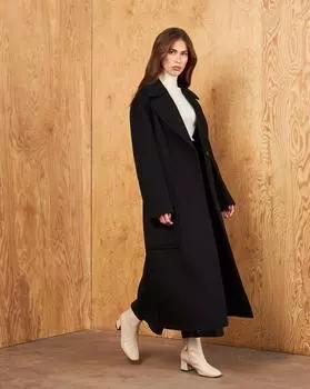 Пальто с широкими плечами XXS