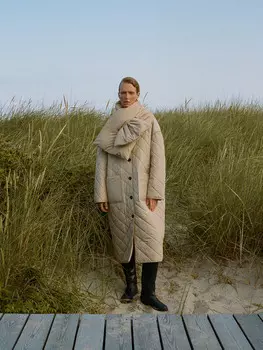 Пальто стеганое