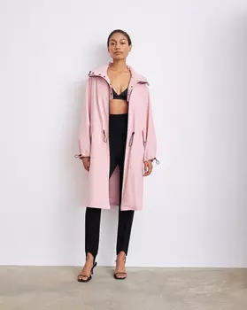 Парка длинная с капюшоном