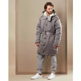 Парка с капюшоном XXL
