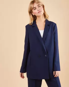 Пиджак двубортный L