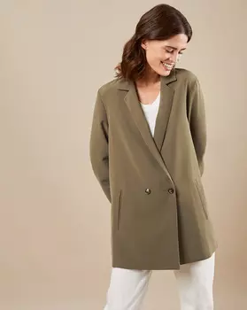 Пиджак двубортный M