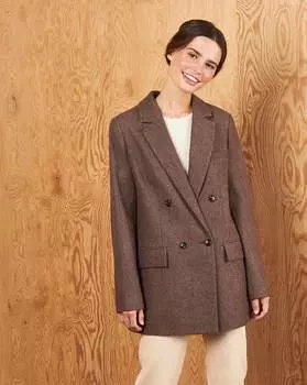 Пиджак двубортный S