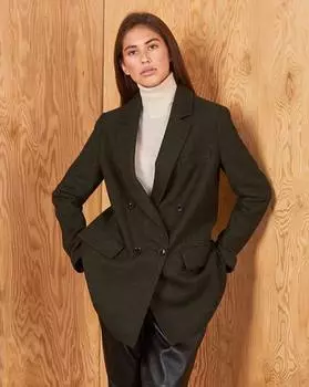 Пиджак двубортный S