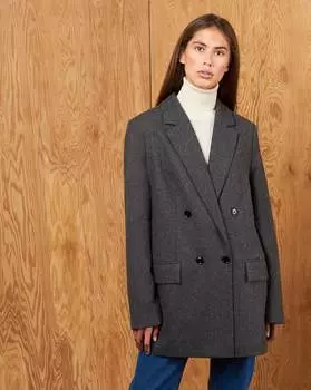 Пиджак двубортный S