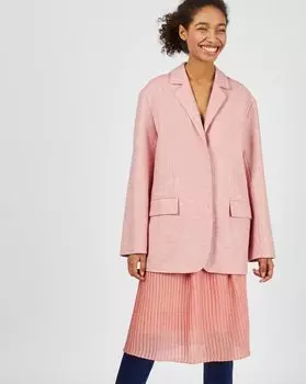 Пиджак классический с объемными плечами M