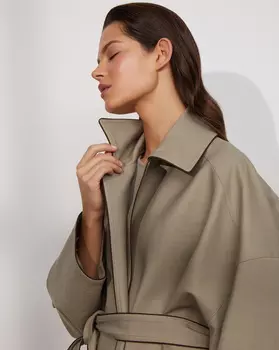 Плащ с поясом